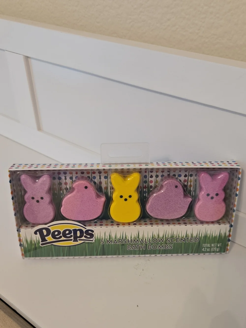 Marshmallow Scented Pink & Yellow Bath Bombs - Pack of 5 Nwt
